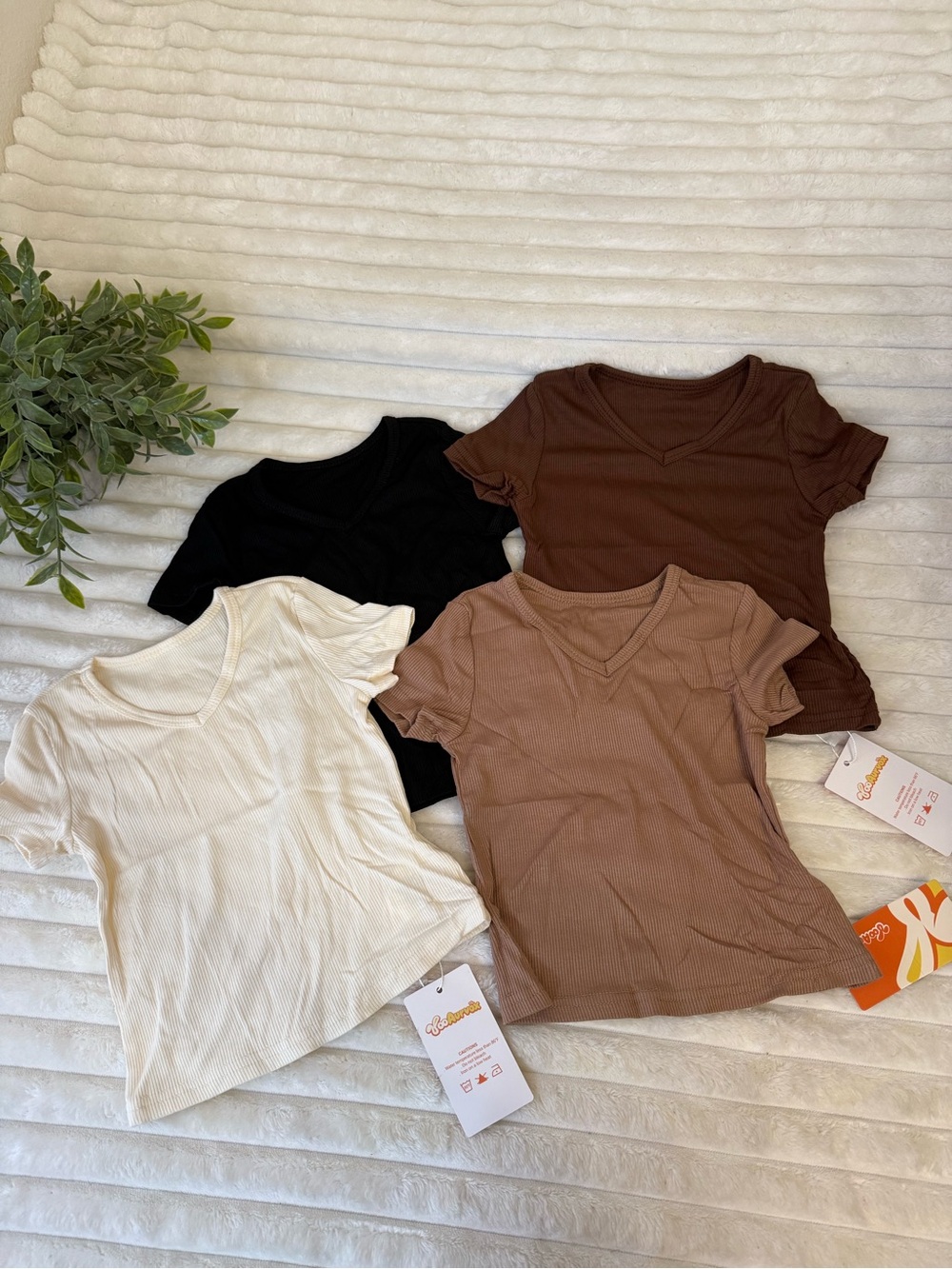 Girls ribbed tee bundle size 18 24 months